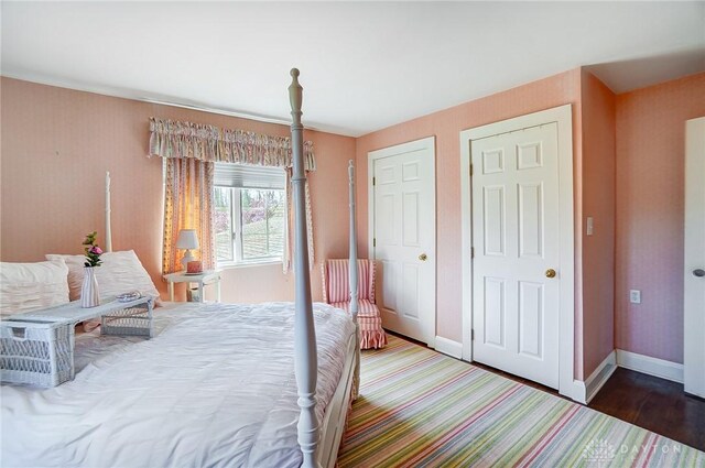 4600 Brown Rd, Sugarcreek Township, OH 45440 - bedroom featuring baseboards and wood finished floors
