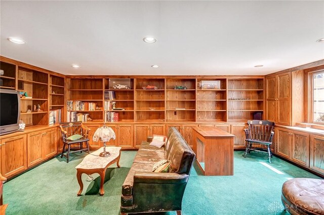 4600 Brown Rd, Sugarcreek Township, OH 45440 - living area with carpet and recessed lighting