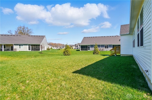 1110 Billingsley Dr, Batavia, OH 45103 - view of yard with a sunroom