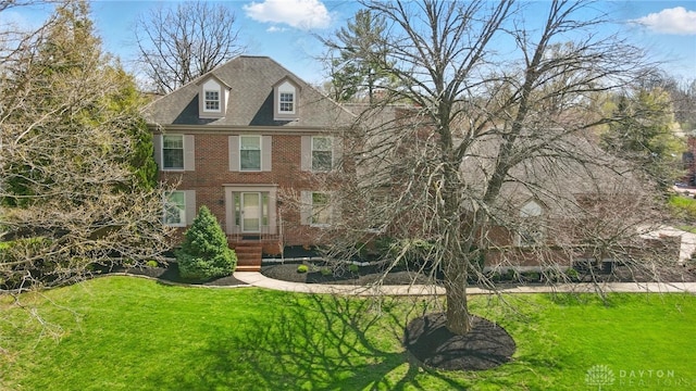 1458 Westwicke Pl, Washington Twp, OH 45459 - view of front of home with a front lawn and brick siding