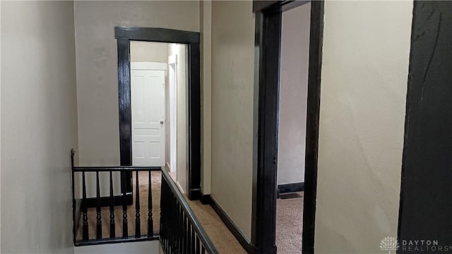 229-227 James St Unit 2, Dayton, OH 45410 - hall featuring an upstairs landing and carpet