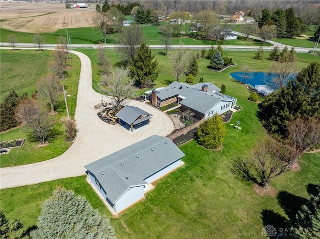 drone / aerial view