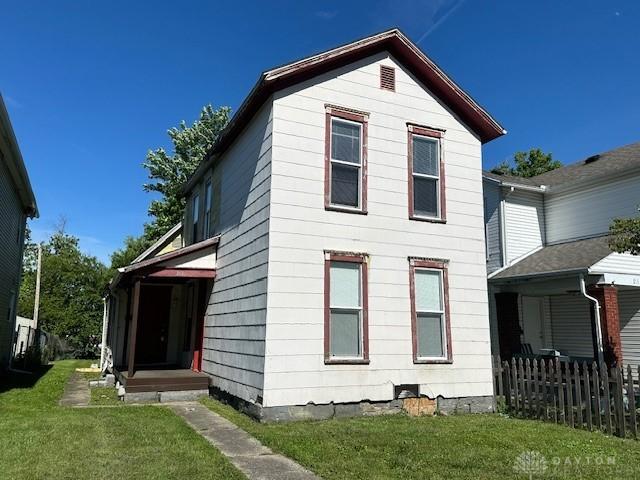 217 Fillmore St, Dayton, OH 45410 - rear view of property with a yard