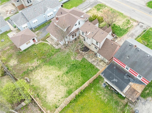 drone / aerial view featuring a residential view