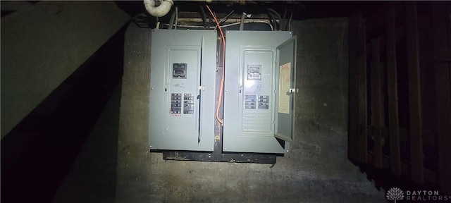 utility room featuring electric panel
