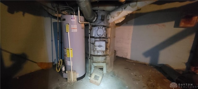 utilities featuring water heater