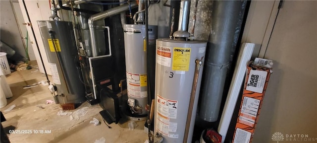 utilities with gas water heater