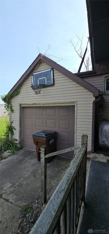 305 S Ada Doty St, Gratis, OH 45330 - garage with concrete driveway