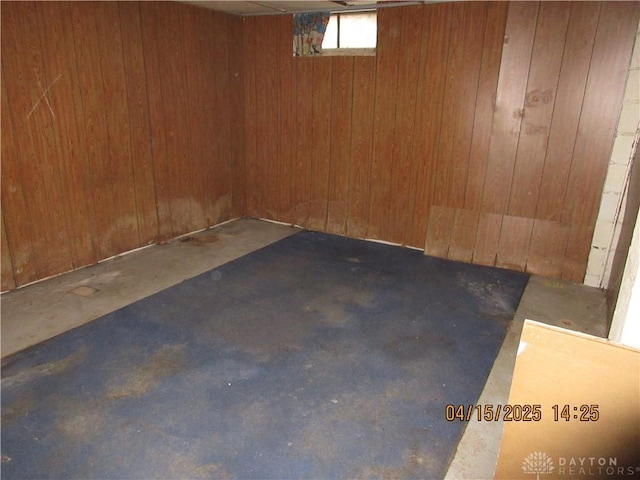 1329 Lamar Dr, Springfield, OH 45504 - below grade area featuring wooden walls