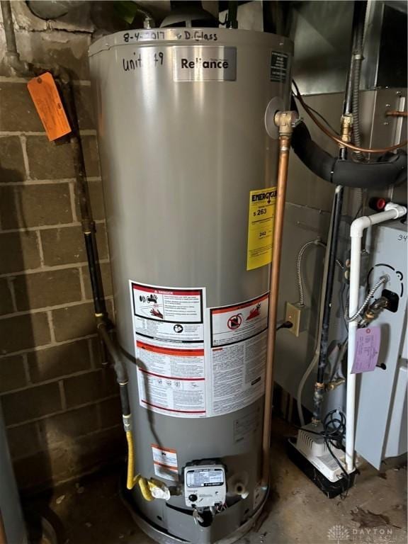349 Orchard Dr, Oakwood, OH 45419 - utilities with water heater