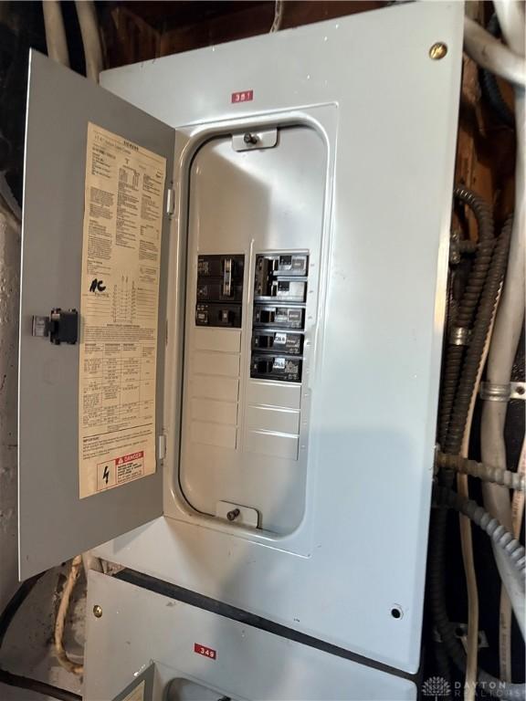 349 Orchard Dr, Oakwood, OH 45419 - utilities with electric panel