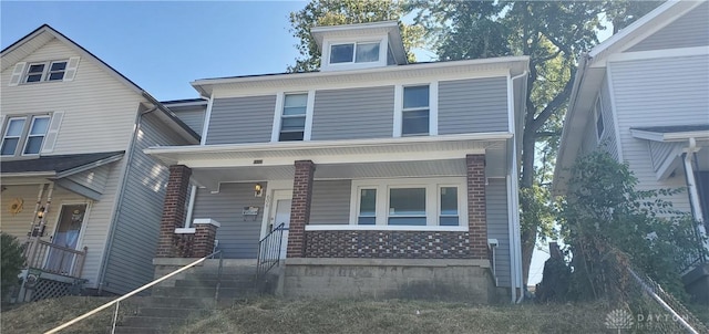 606 Creighton Ave, Dayton, OH 45410 - traditional style home with a porch