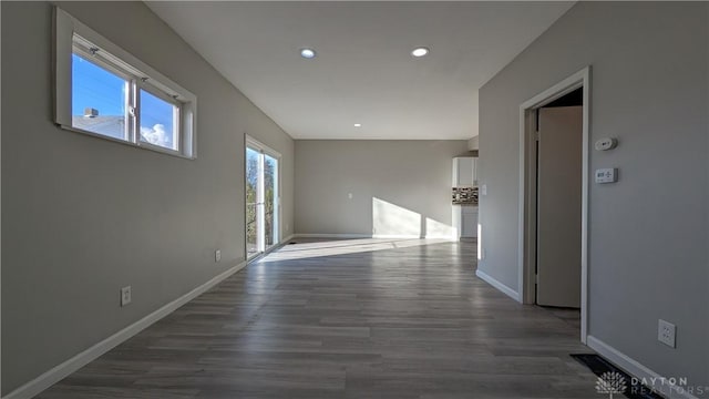 1105 Pursell Ave, Dayton, OH 45420 - unfurnished room featuring recessed lighting and dark wood finished floors