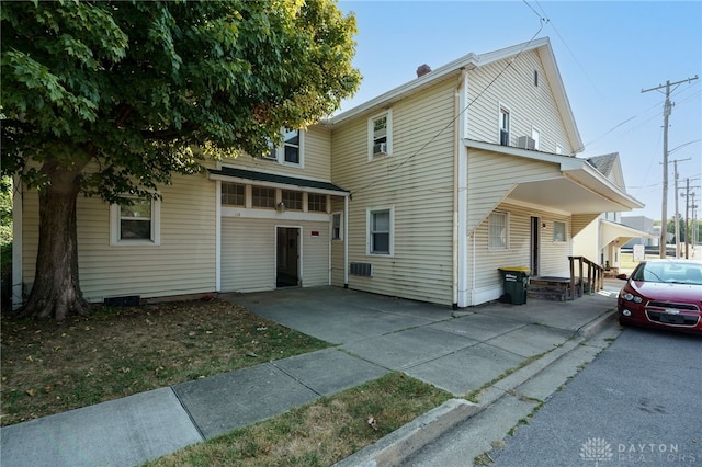 115 Sycamore St, Brookville, OH 45309 - view of front of home with driveway and a chimney