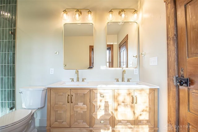 117 Montgomery Ave, Franklin, OH 45005 - full bath with a sink, double vanity, and toilet