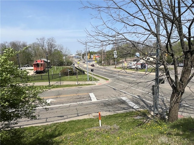 400 S Detroit St, Xenia, OH 45385 - view of asphalt road featuring street lighting, sidewalks, and curbs
