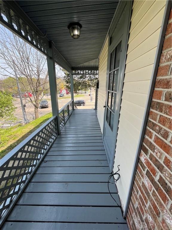 400 S Detroit St, Xenia, OH 45385 - view of wooden porch