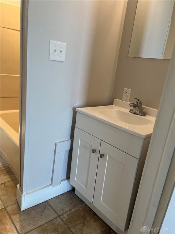 400 S Detroit St, Xenia, OH 45385 - full bathroom with vanity and a bath