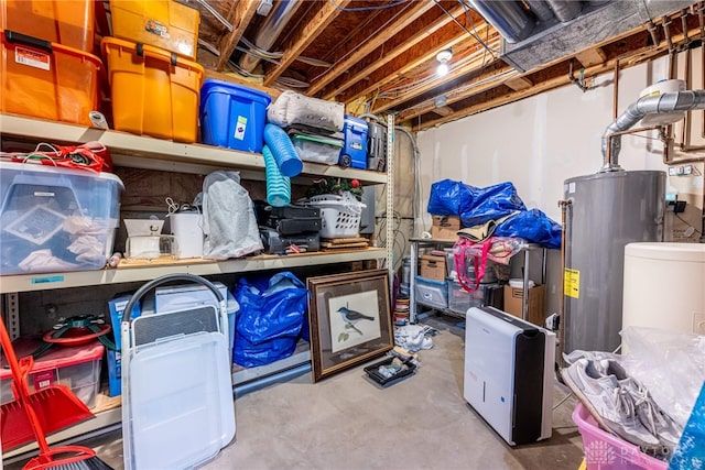 storage with water heater