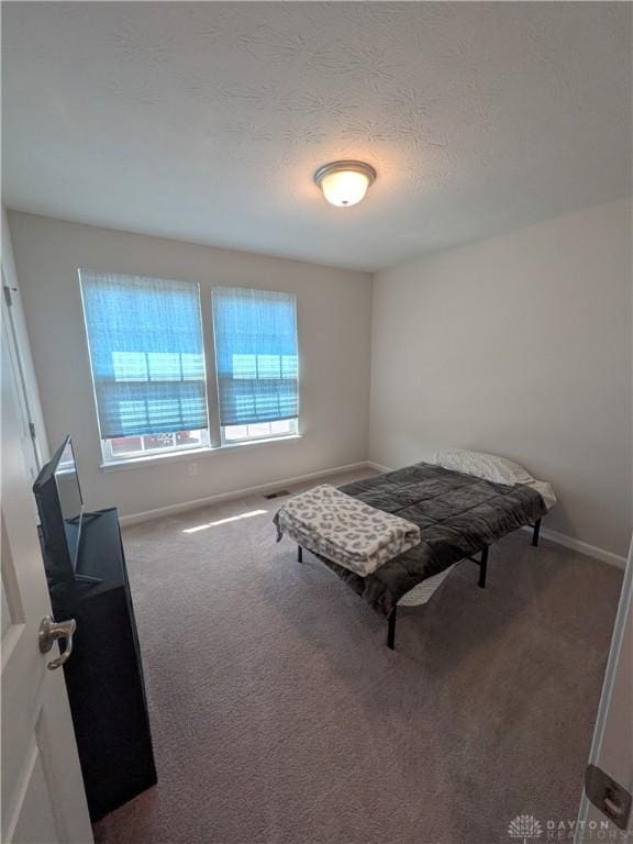 2408 Valleybrook Ct, Batavia, OH 45103 - bedroom featuring baseboards, carpet flooring, and a textured ceiling