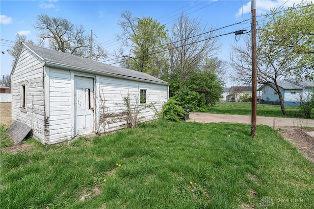 view of outbuilding featuring an outdoor structure