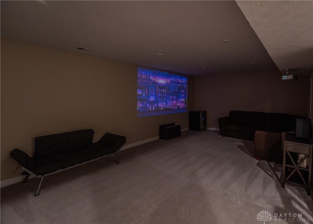 1180 Autumn Ridge Dr, Lebanon, OH 45036 - home theater room with baseboards and carpet