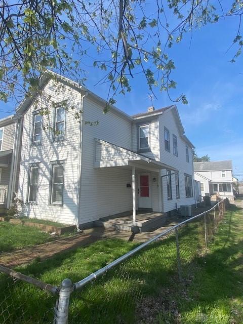 239 Fillmore St, Dayton, OH 45410 - back of property with fence private yard