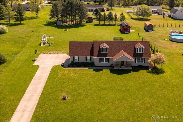 4100 Joshane St, Springfield, OH 45502 - drone / aerial view