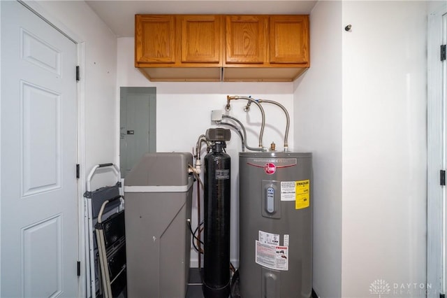 4100 Joshane St, Springfield, OH 45502 - utility room featuring water heater and electric panel