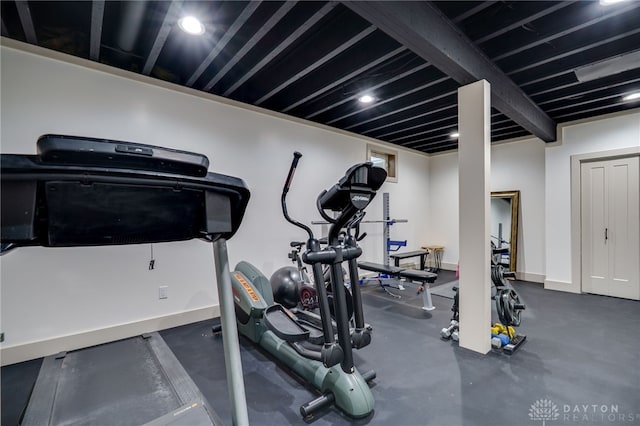 9171 Big Oak Dr, Washington Twp, OH 45458 - view of exercise room