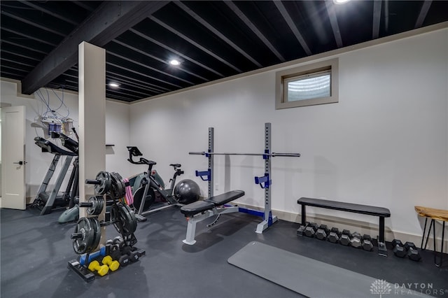 9171 Big Oak Dr, Washington Twp, OH 45458 - view of exercise area