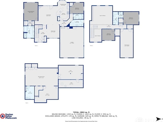 9171 Big Oak Dr, Washington Twp, OH 45458 - room layout