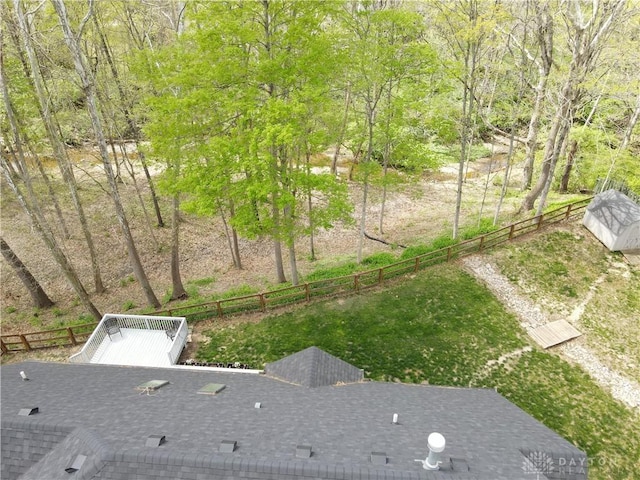 9171 Big Oak Dr, Washington Twp, OH 45458 - view of yard featuring fence and a wooden deck