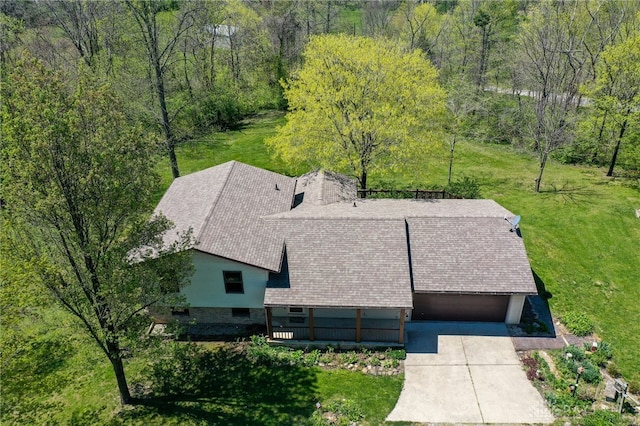 6139 N State Route 48, Clearcreek Twp, OH 45036 - view of subject property featuring a heavily wooded area