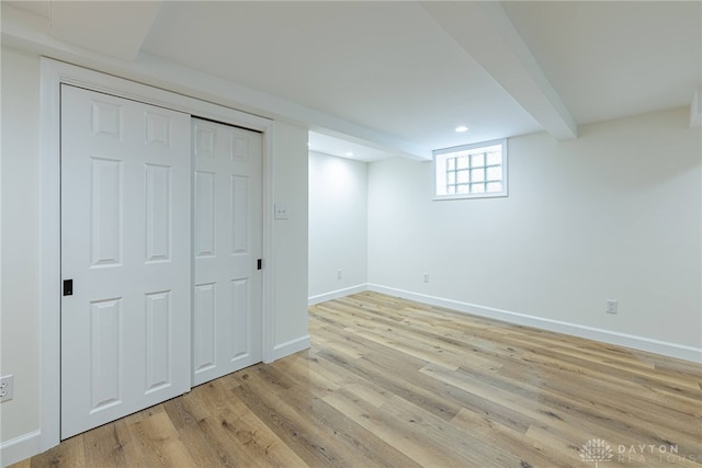 9 Wiltshire Blvd, Oakwood, OH 45419 - unfurnished bedroom featuring light wood-style floors, recessed lighting, and baseboards