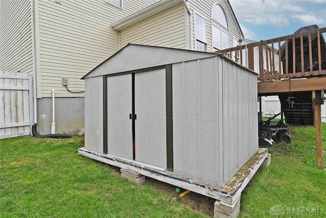 171 Pleasant Hill Blvd, Franklin, OH 45005 - view of shed with fence