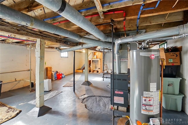 1708 Patterson Rd, Dayton, OH 45420 - below grade area with gas water heater