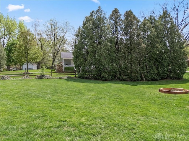 view of yard