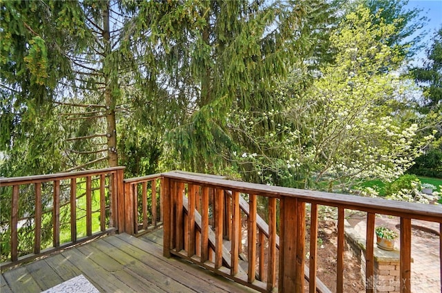 5017 Ackerman Blvd, Kettering, OH 45429 - view of wooden deck