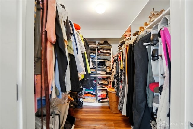 5017 Ackerman Blvd, Kettering, OH 45429 - walk in closet with wood finished floors