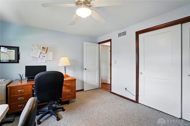 5017 Ackerman Blvd, Kettering, OH 45429 - office space featuring carpet and a ceiling fan
