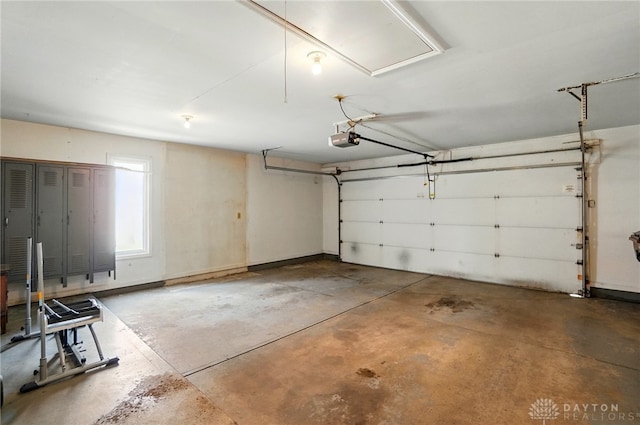 5017 Ackerman Blvd, Kettering, OH 45429 - garage featuring a garage door opener