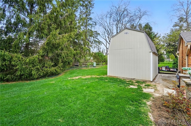 5017 Ackerman Blvd, Kettering, OH 45429 - view of green lawn with an outbuilding
