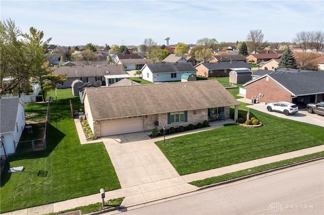 1823 Park Ave, Piqua, OH 45356 - drone / aerial view featuring a residential view