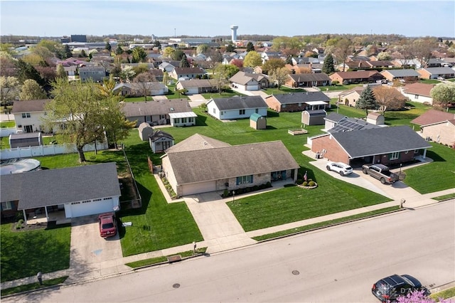 1823 Park Ave, Piqua, OH 45356 - drone / aerial view with a residential view