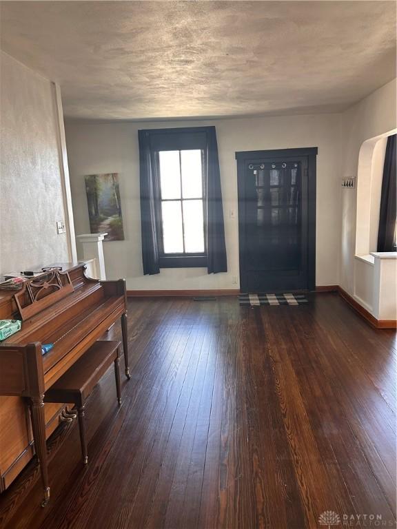 32 W 3rd St, West Alexandria, OH 45381 - foyer entrance with hardwood / wood-style floors and baseboards