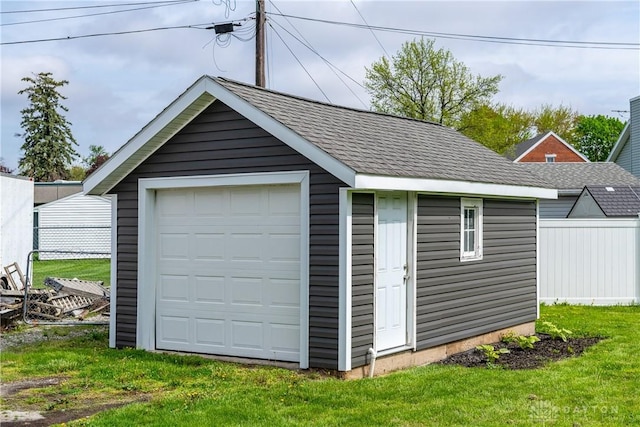 14 Clemens Ave, Jamestown Vlg, OH 45335 - view of detached garage