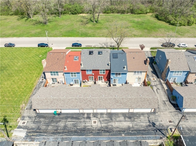 birds eye view of property featuring a residential view