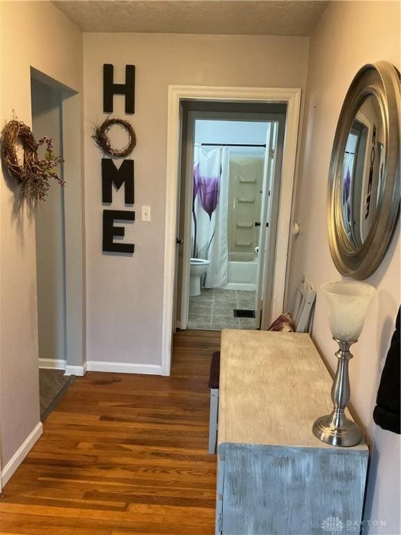 1331 Malden Ave, Springfield, OH 45504 - hall with baseboards and wood finished floors