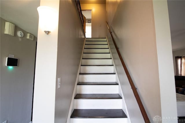 view of stairs